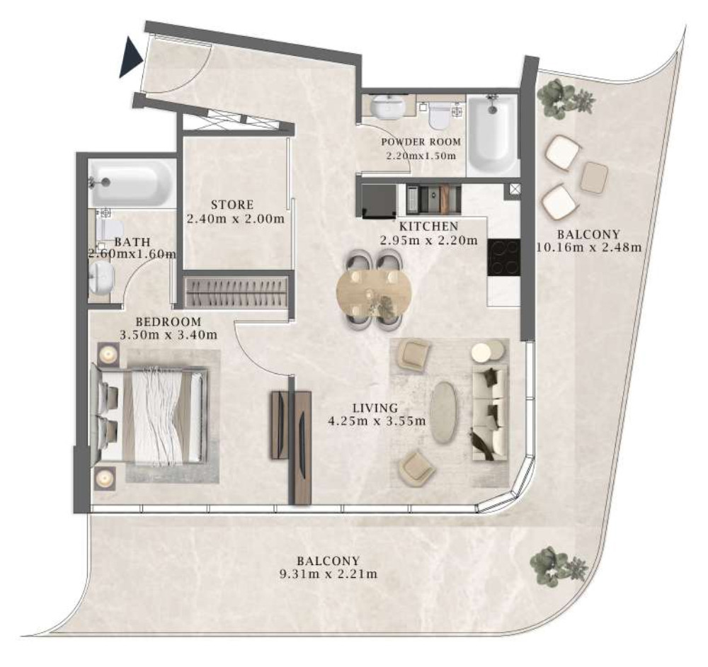 1 Bedroom